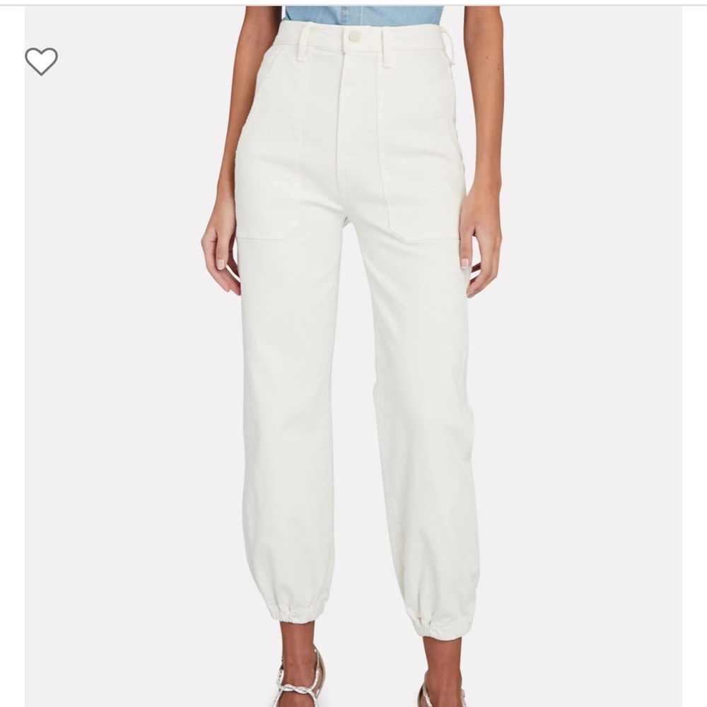 Mother Denim the Wrapper in White size 27